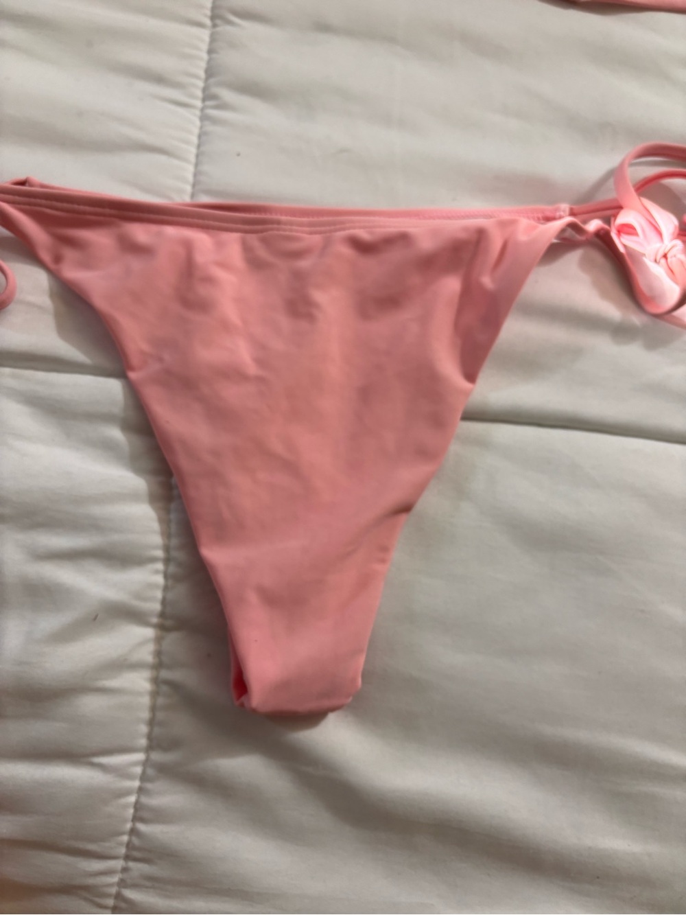 Pink Triangle String Bikini Set - Picture 2 of 2